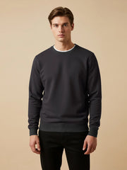 Upgrade Terry Fleece Funky Style Sweatshirt For Men-Rosy Black-BE2509