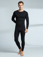 Thermal Warmer Suit For Men-Black-TVS01