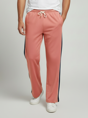 Stylish Regular Fit Single Jersey Summer Trouser For Men-Peach-NST10