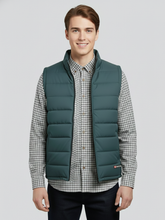 Payper Winter Sleeveless Zipper Mockneck Jacket For Men-Storm Cloud-PH36