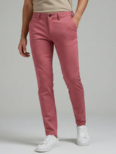 Louis Vicaci Lycra Stretchy Slim Fit Pent For Men-Light Magenta-BR453