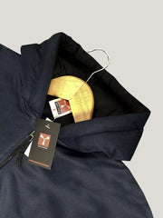 Payper Zipper Winter Jacket For Men-Dark Navy With Light Grey-PH08