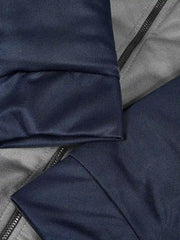 Payper Zipper Winter Jacket For Men-Dark Navy With Light Grey-PH08
