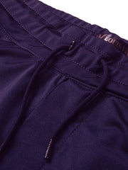 Louis Vicaci Slim Fit Active Wear Trouser Pent For Men-Purple-BR664
