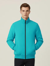 Payper Winter Zipper Mockneck Jacket For Men-Aqua-PH17