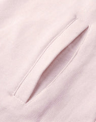 Louis Vicaci Fleece Zipper Tracksuit For Ladies Smoke Pink with Black & Red Stripe-BR1111