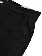 Louis Vicaci Super Stretchy Slim Fit Interlock Denim For Men-Black with Noise-BR13036