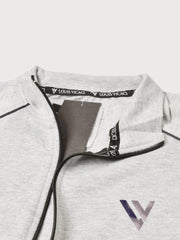 Louis Vicaci Fleece Zipper Tracksuit For Men Off-White Melange-RT2126