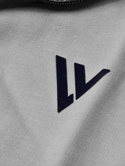 Louis Vicaci Fleece Zipper Tracksuit For Men-Light Grey-RT1378