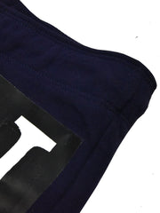 Nyc Polo Fleece Gathering Bottom Capri For Ladies-Dark Purple-SP2001