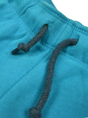 Nyc Polo Fleece Gathering Bottom Capri For Ladies-Sky Blue-SP2006/RT2503