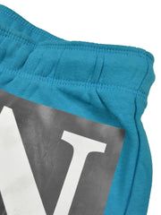 Nyc Polo Fleece Gathering Bottom Capri For Ladies-Sky Blue-SP2006/RT2503