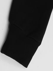 ADS Fleece Slim Fit Jogger Trouser For Kids-Black With Assorted Pockets-Rt2172