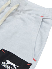 Slazenger Summer Trouser For Men-Ice Blue Melange-BE2293/BR14116