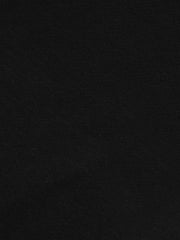 NYC Polo Fleece Gathering Bottom Capri For Ladies-Black-SP1999