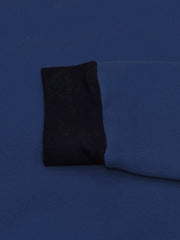 Upgrade Fashion Terry Fleece Funky Style Sweatshirt For Me-Dark Blue with Black-BE2525