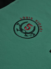 LV Summer Polo Shirt For Men-Cyan Green & Dark Navy-BE858/BR13096