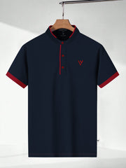 LV Summer Polo Shirt For Men-Dark Navy-BE729/BR12980