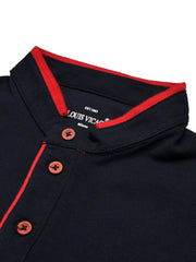 LV Summer Polo Shirt For Men-Dark Navy-BE729/BR12980