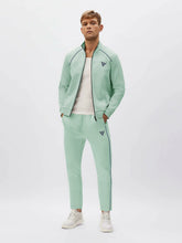 Louis Vicaci Fleece Zipper Tracksuit For Men-Light Sea Green-RT1379