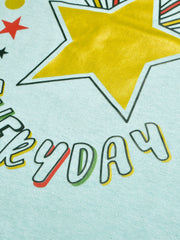 Louis Vicaci Single Jersey Tee Shirt For Kids-Ice Blue-BE1182/BR13423