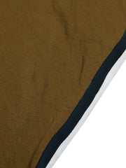 Louis Vicaci Slim Fit Active Wear Summer Trouser For Men-Dark Khaki with Black & White Stripes-BR13452