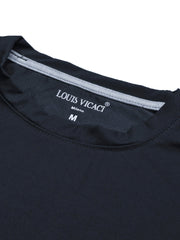 Louis Vicaci Summer T Shirt For Men-Dark Navy-BE999/BR13240