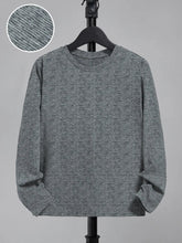 Maxx Crew Neck Long Sleeve Single Jersey Tee Shirt For Kids Grey Melange With Lining SP215