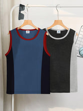 Pack Of 2 ADS Single Jersey Sleeveless T Shirt For Kids-BE3254