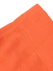 NYC Polo Fleece Gathering Bottom Capri For Ladies-Orange-SP2007
