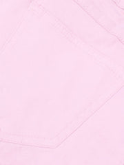 Spring Field Slim Fit Cotton Denim For Ladies-Light Pink-CSD12