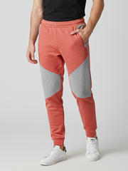 Stylish Terry Fleece Trouser For Men-Red Melange-UFS07