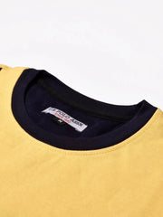 U.S Polo Assn Fleece Tracksuit For Men Dark Navy & Yellow-SP303/RT2130