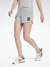 Nyc Polo Terry Fleece Short For Ladies-Grey Melange-SP713