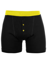 Classic Sport Single Jersey Boxer Brief For Men-Black-BR802
