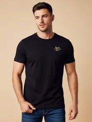 Louis Vicaci Summer T Shirt For Men-Dark Navy-BE3203