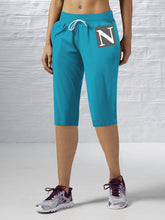 Nyc Polo Fleece Gathering Bottom Capri For Ladies-Sky Blue-SP2006/RT2503