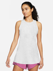 NK Terry Fleece Sleeveless Sweatshirt For Ladies-Off White Melange-SP370