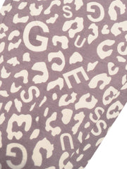 Guess Stylish Tights Leggings For Girls-Dark Tea Pink with Allover Print-RT2507