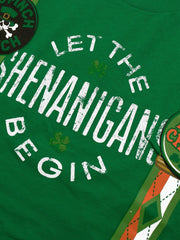 Holiday Time Single Jersey Crew Neck Tee Shirt For Men-Green-SP1737/RT2426