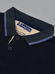 Summer Panel Polo Shirt For Kids-Peach with Red & Navy-SP1697/RT2408