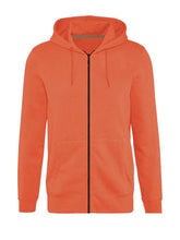 NK Fleece Zipper Hoodie For Men-Orange-BE2239