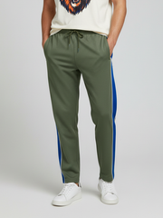 Stylish Regular Fit Single Jersey Summer Trouser For Men-Olive Green-NST02