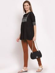 Bella Couture Summer Leggings For Ladies-Coral Brown-SP2041