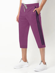 Summer Jersey Terry Slim Fit Bermuda Short For Men-Indigo with Stripes-SP1770/RT2431