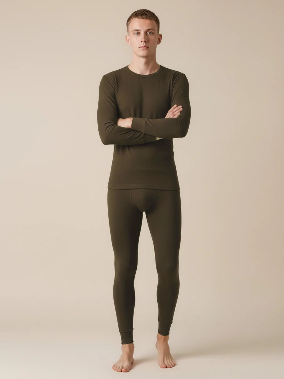 VZV Warmer Suit For Men-Dark Brown-VZV09