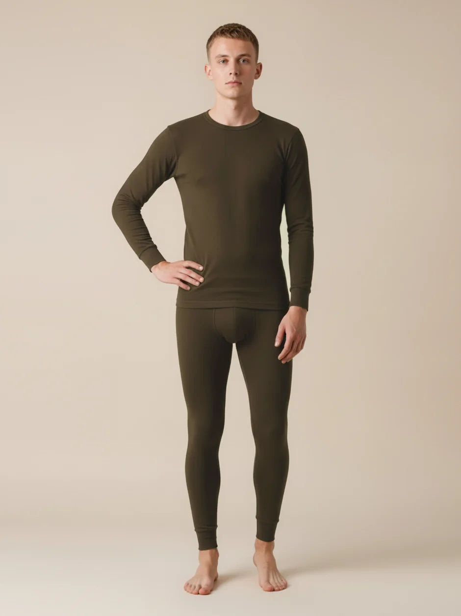 VZV Warmer Suit For Men-Dark Brown-VZV09