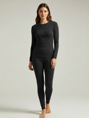 VZV Warmer Suit For Women-Black-VZV11