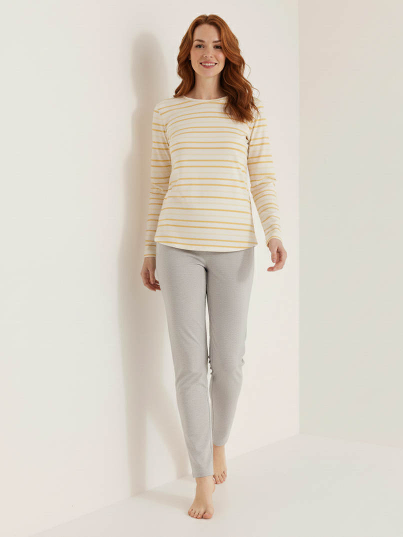 Stylish Winter Loungewear Set For Women-Skin-SS03