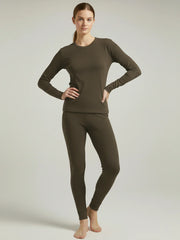 VZV Warmer Suit For Women-Dark Brown-VZV10